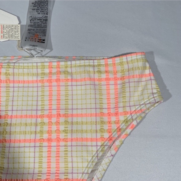 NWT Billabong‎ [ Medium ] Pretty in Plaid Maui Bikini Bottoms - Picture 5 of 10